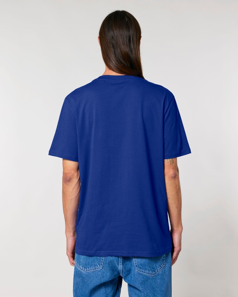 CREATOR 2.0 (Worker Blue, 2XS) - Back businesswear view, model photo