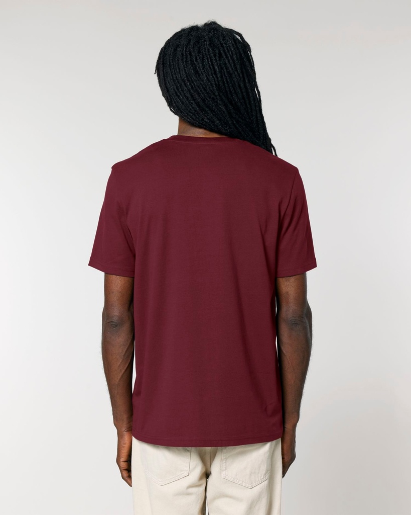 CREATOR 2.0 (Burgundy, 2XS) - Back view, model photo