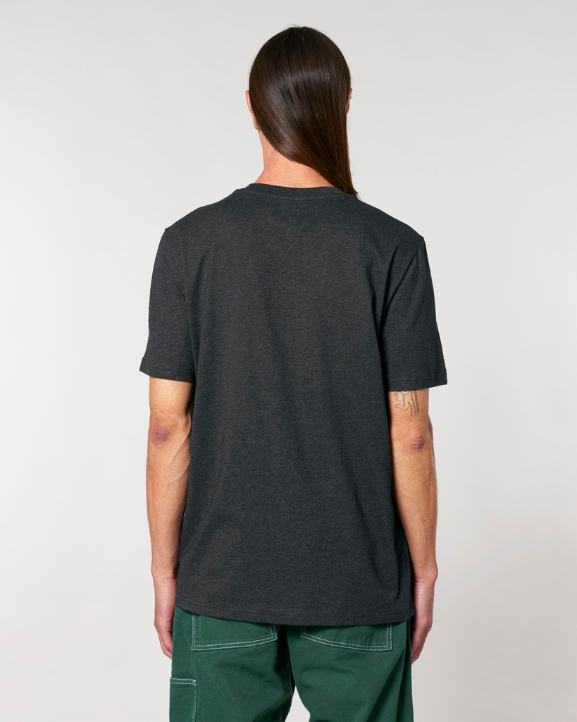 CREATOR 2.0 (Dark Heather Grey, XS) - Back view, model photo