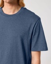 CREATOR 2.0 (Dark Heather Blue, S) - Front detail, model photo