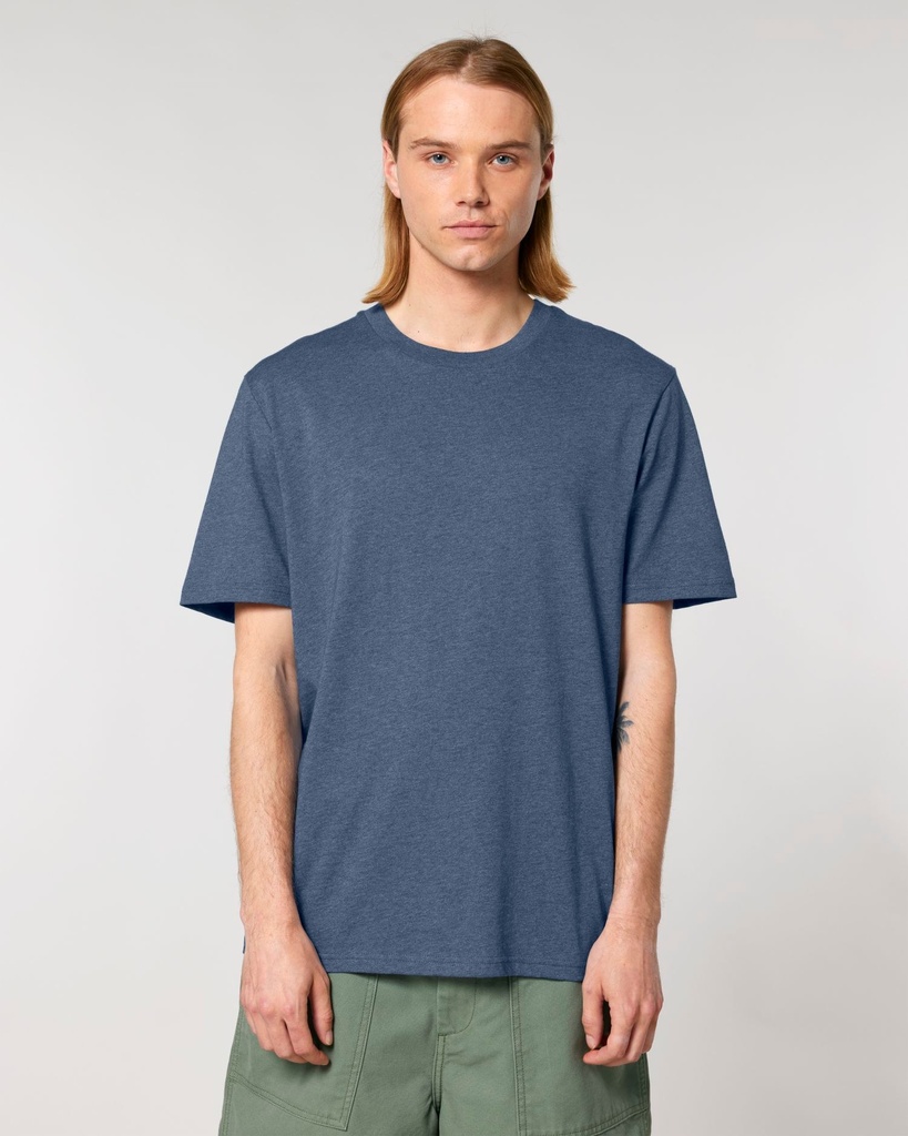 CREATOR 2.0 (Dark Heather Blue, S) - Front view, model photo 1