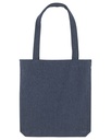 Woven Tote Bag (Midnight Blue) - Back view, product photo