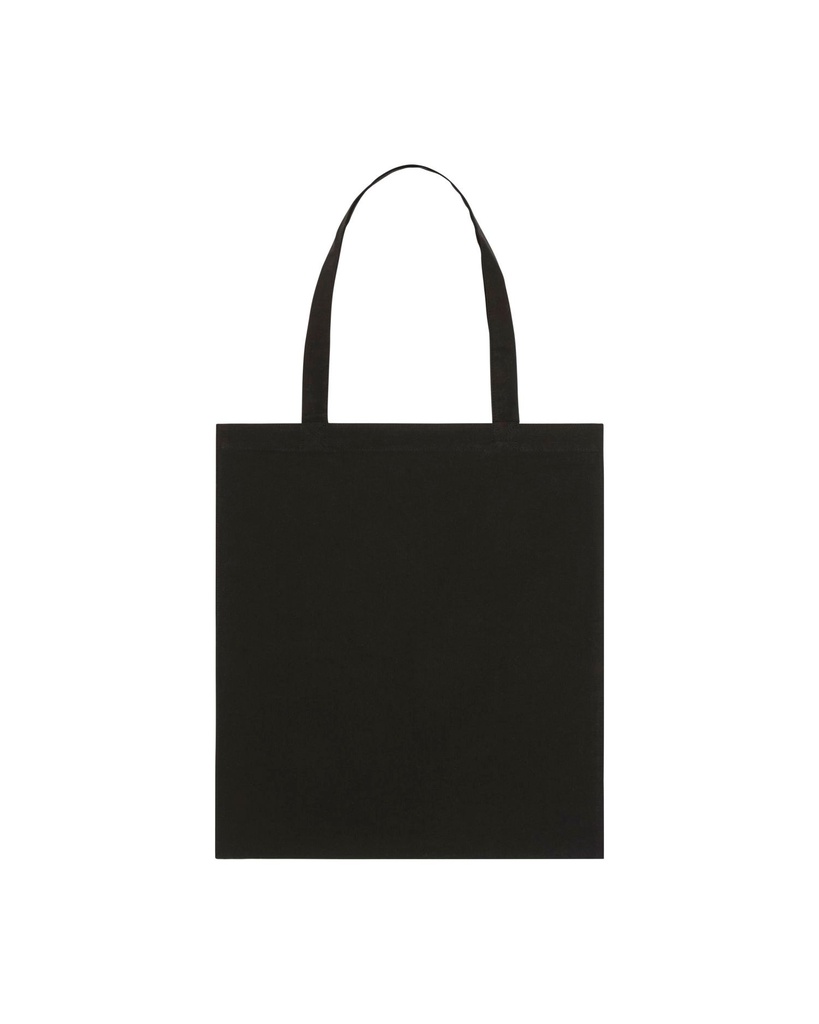 Light Tote Bag (Black) - Back view, product photo