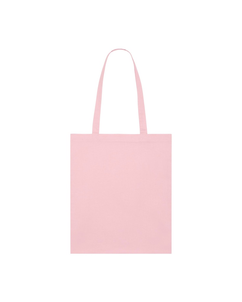 Light Tote Bag (Cotton Pink) - Front view, product photo