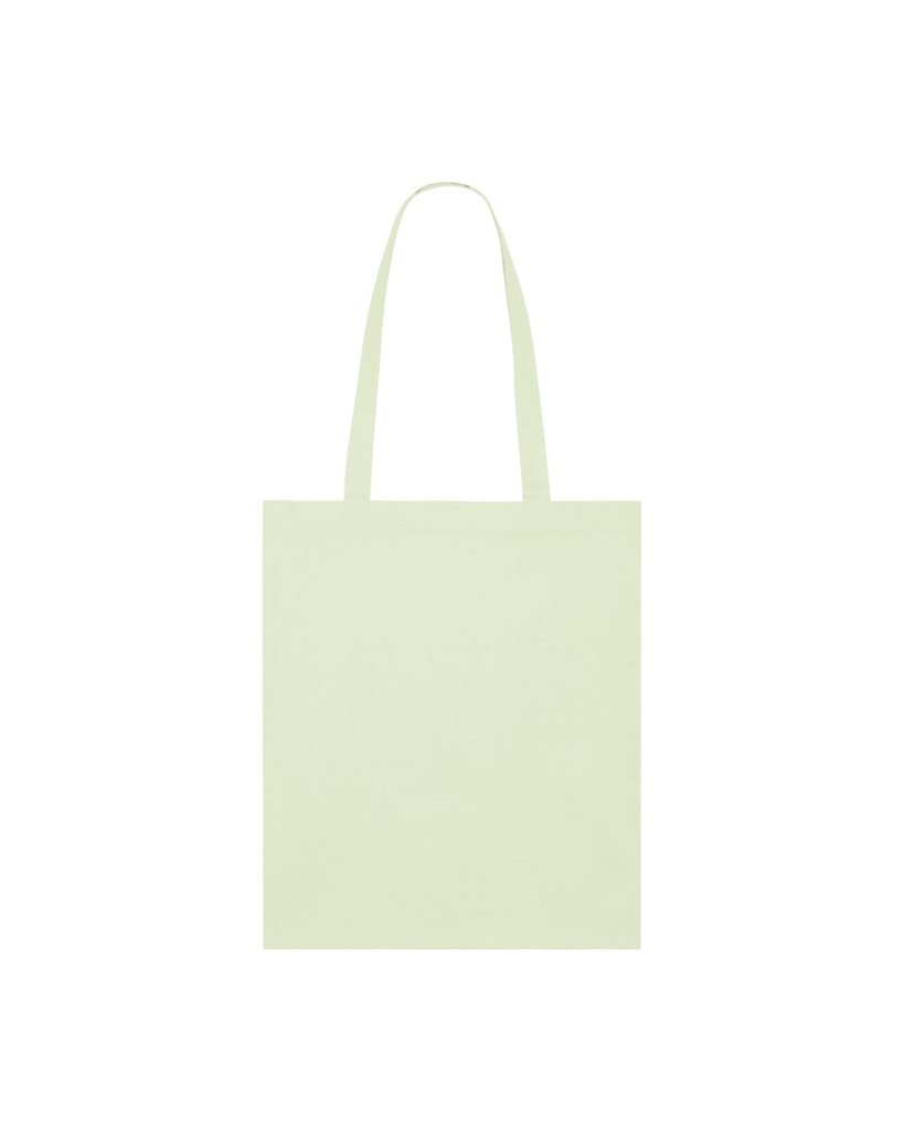 Light Tote Bag (Stem Green) - Front view, product photo
