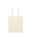 Light Tote Bag (Natural Raw) - Back view, product photo