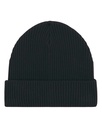 FISHERMAN BEANIE (Black) - Front view, product photo