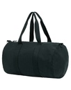 Duffle Bag (Black) - Back view, product photo