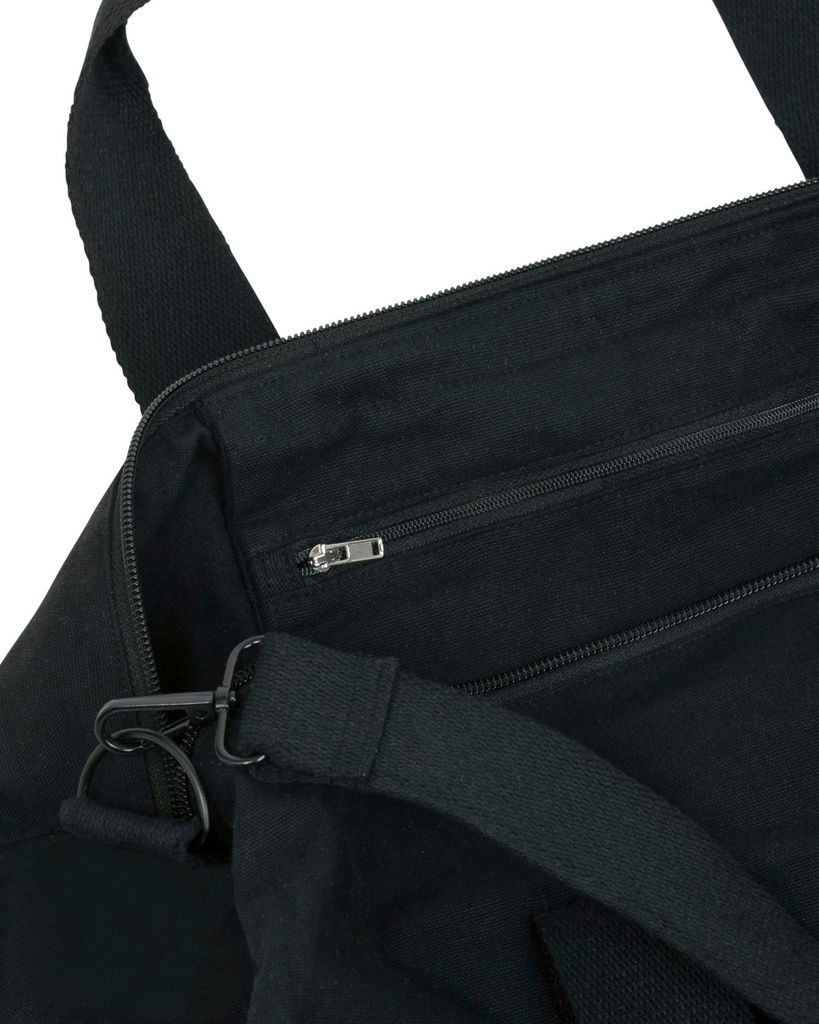 Duffle Bag (Black) - Front detail, product photo