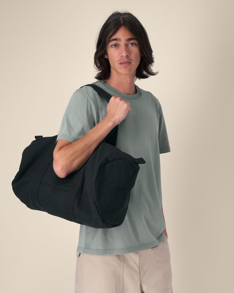 Duffle Bag (Black) - Front view, model photo 1