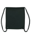 Gym Bag (Black) - Back view, product photo