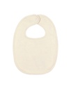 Baby Bib (Natural Raw) - Back view, product photo