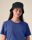 BUCKET HAT (Black, M/L) - Front view, model photo 5