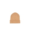 RIB BEANIE (Latte) - Back view, product photo
