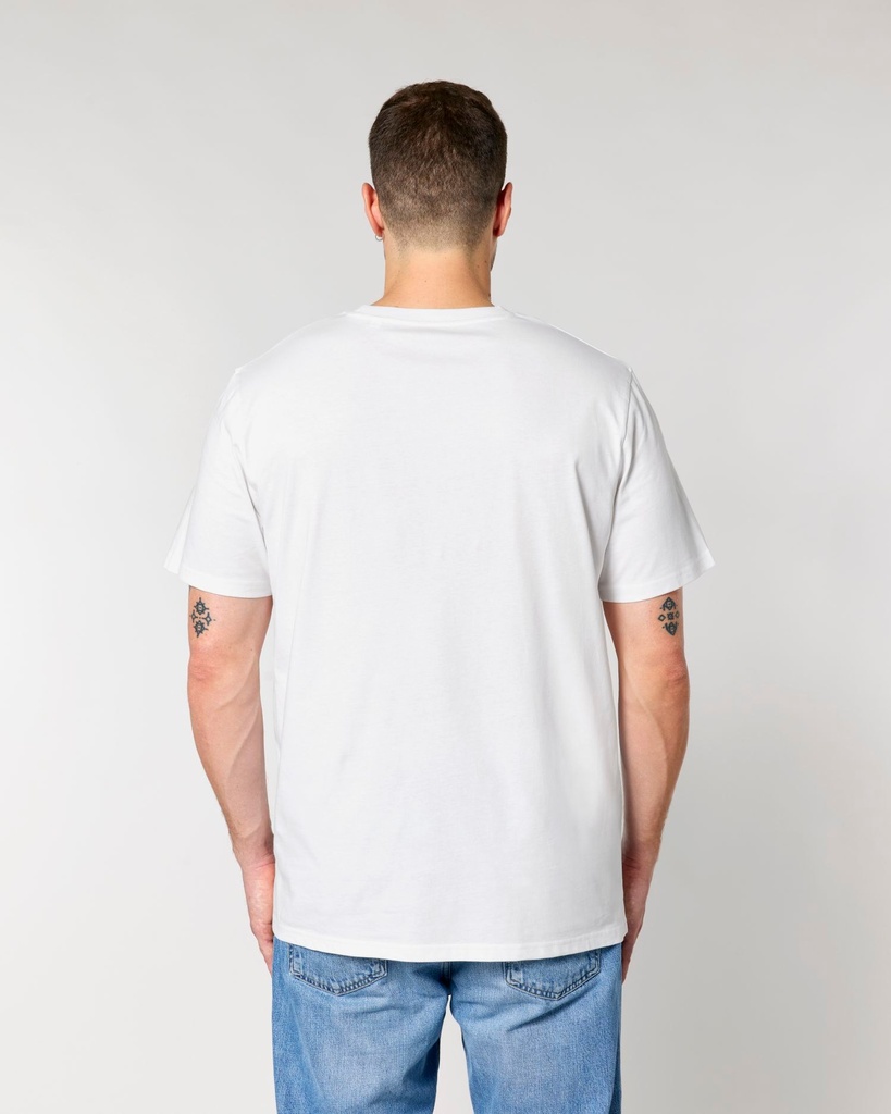 CREATOR 2.0 (White, S) - Back businesswear view, model photo