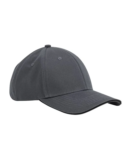 B820C EarthAware® Classic Organic Cotton 6 Panel Cap -  Sandwich Peak