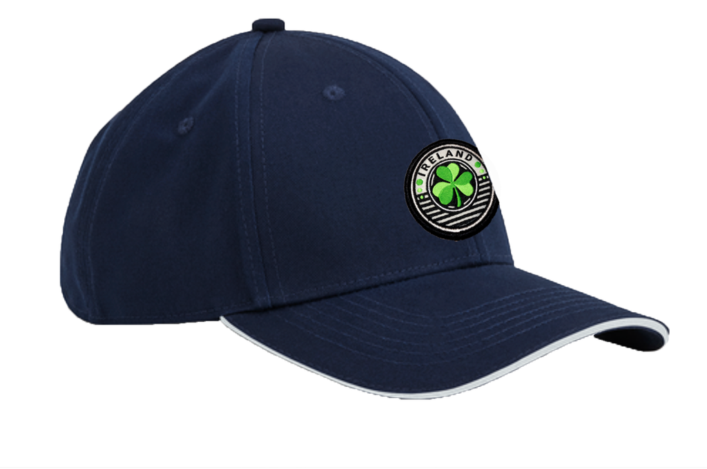 Ireland Circle Shamrock Organic cotton 6-panel Cap