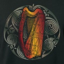 Celtic Harp Organic Unisex T-Shirt